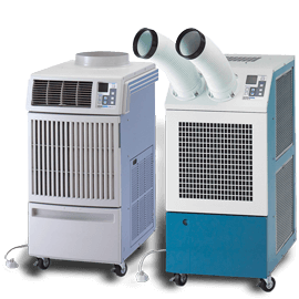 Lone Star Portable Air Conditioner Rental El Paso - photo of two "MovinCool" Portable air conditioner rental units